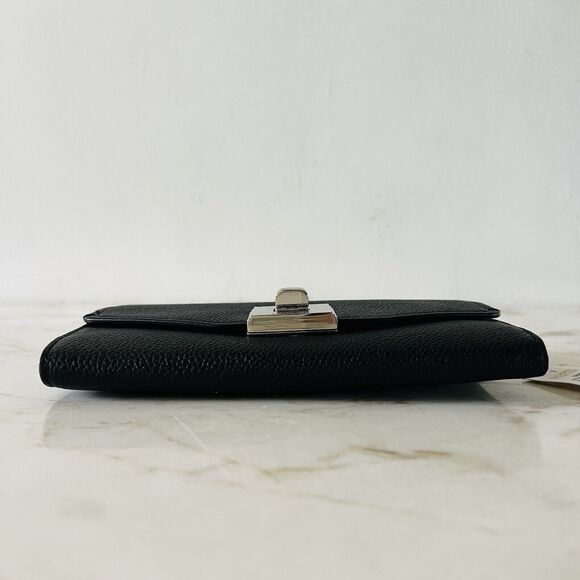 MICHAEL KORS Cassie Black Leather Large Tri-Fold Continental Wallet - Picture 3 of 7